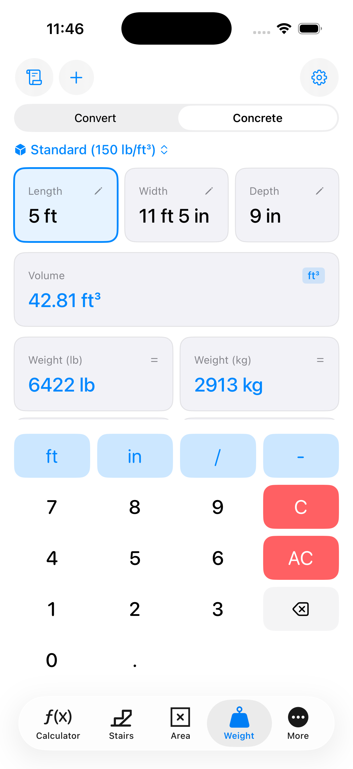 CutOnce material calculator