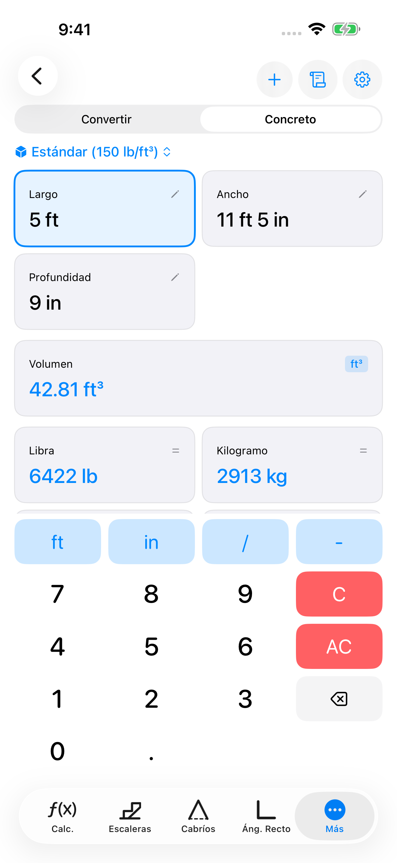 CutOnce material calculator